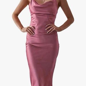 Pink Slip Dress